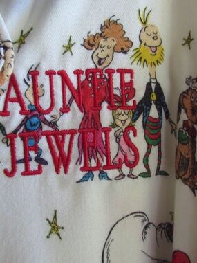Pottery Barn Dr Seuss Grinch Whoville Christmas Flannel Pajama Set L Auntie